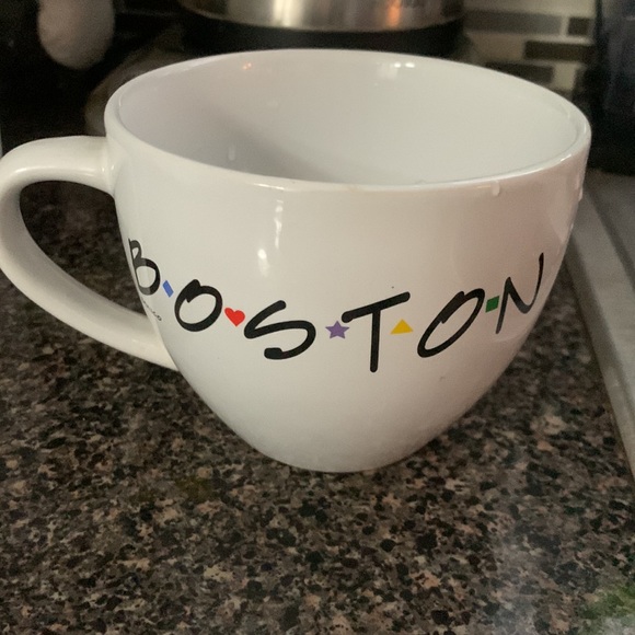 🔵 Large Boston cappuccino mug - Picture 2 of 4